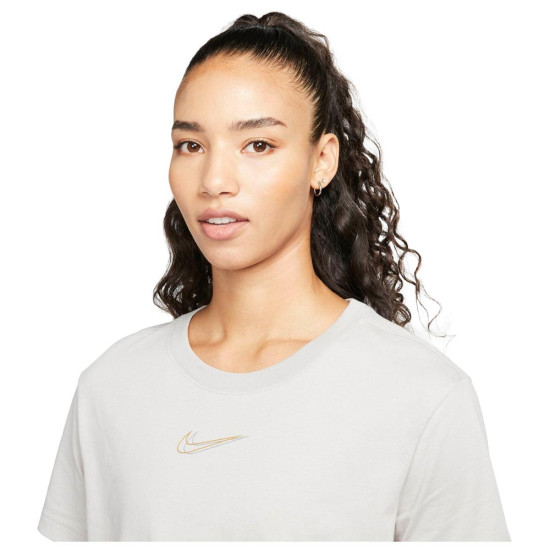 Nike Γυναικεία κοντομάνικη μπλούζα crop
